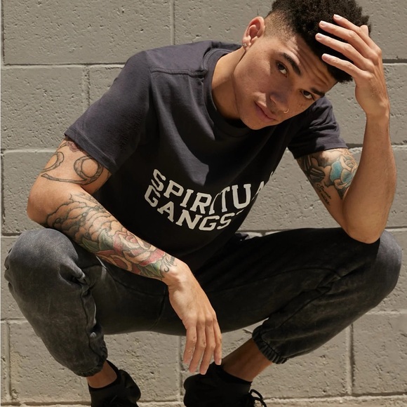 Spiritual Gangster Varsity Tee SZ XXL - Picture 3 of 10